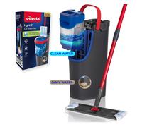 Vileda H2Pro Flat, Ustensiles de nettoyage, Noir, Bleu, Rouge