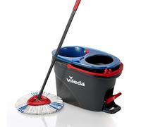 Vileda H2PrO Kit Balai Serpillière avec Seau - Système de Nettoyage 2 Réservoirs avec Essoreur | Séparation Eau Propre et Eau Sale | Balai Microfibre pour Carrelage, Parquet, Stratifié et Sols Durs