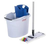 Vileda Kit de démarrage UltraSpeed Mini comprenant une raclette, un seau et une PowerPresse, Ustensiles de nettoyage