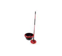 Vileda - Balai Serpillière Spin & Clean - Balai avec Seau Essoreur Compact Innonvant - Housse en Microfibre pour Laveur de Sol Performant - Nettoyeur Sol Toujours Propre - Coins et Plinthes