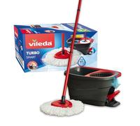 Vileda Lave-Vaisselle Turbo Smart, Microfibre en Polyester avec système de pédale, Standard