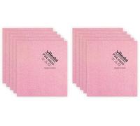 Vileda Micro Nettoyage Tissu, Rose, Rouge, 5 pièces (Lot de 2)