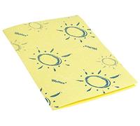 VILEDA Paquet de 10 Lavettes éponge très absorbantes Wettex soft - Dimensions : L36 x H25 x P1 cm jaune