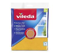 Vileda Peau Nettoyante Vitre - LOriginale Chamoisée Synthétique, Pack de 2 - 141960