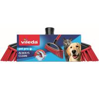 Vileda Recharge balai Always Clean PetPro - Balai caoutchouc, poils inclinés pour poils d'animaux