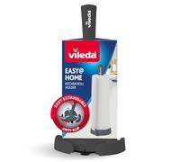 Vileda Porte-rouleau d'essuie-tout sur pied avec ventouse et butoir - Dérouleur papier absorbant extensible pour rouleaux XXL - Déchirure d'une seule main