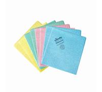 Vileda Professional,Lavette Microfibre PVA Micro Couleurs, 8pcs,Zéro Traces