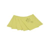 Vileda Lavette microfibre non tissée usage long - Jaune - Sachet de 5