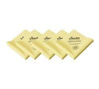 Vileda Professional PurMicro Active - Chiffon Microfibre Haute Performance avec revêtement Pur, Jaune, Haute Absorption, Surfaces Lisses, INOX et Verre, séchage sans Traces, 38×35 cm - en 5 Couleurs