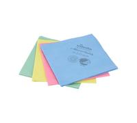Vileda Professional r-MicronQuick 4Couleurs, Lavettes Microfibres, 400 Lavages