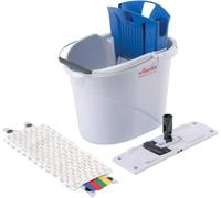 Vileda Professional, UltraSpeed Mini Kit, Système de Lavage à Plat avec Seau 10L et Essoreur, Balai serpillière microfibre recyclé, Surfaces lisses, Petites espaces, Design ergonomique