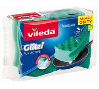 Eponge profilée Vileda Pur Active pour cuisine 2 pièces
