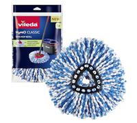 Vileda - Recharge H2pro Spin Mop - Microfibres ultra-performantes - Nettoyage Puissant & Durable - Laveur de Sol Compatible sur Sols Durs Scellés - Gamme Accessoire pour Balai Serpillière Vileda H2pro
