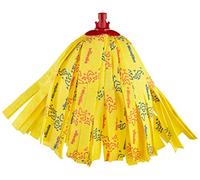 Vileda - Recharge Soft pour Balai à Franfges Supermocio - Soft Jaune, Lot de 2