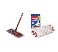 Vileda Recharge Ultramax Power 2en1 - Lot de 2 & Housse Micro & Coton pour Balai à Plat Ultramax, 120g