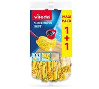 Lot de 2 mops de nettoyage de rechange Vileda Supermocio Soft 11099