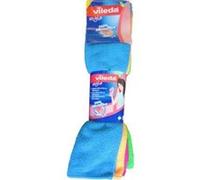 Vileda 06694-31-2-231 Chiffon Style en microfibre multi-usage XL, couleurs assorties, 36 x 34 cm, 4 unités