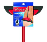 Vileda Superfeger Classic, un balai avec manche télescopique et tête de balai en microfibre, idéal pour les personnes allergiques