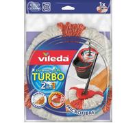 VILEDA Tête de rechange 2 en 1 pour balai EasyWring & Clean Turbo - Microfibre