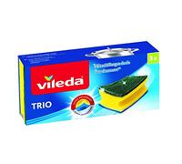Vileda - Trio - éponges grattantes anti-bactériennes - Paquet de 3 pièces