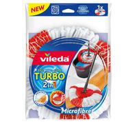 Vileda Turbo 2in1 Remplacement pour Turbo Mop avec microfibres et polyamide