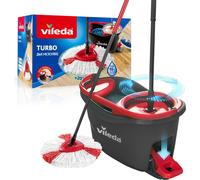 Vileda TURBO Kit balai à laver le sol microfibre Tête de balai de nettoyage Superstar