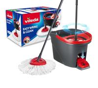Vileda Balai et seau Easy Wring and Clean 140825 – essorage rotatif, manche 3 pièces 130 cm