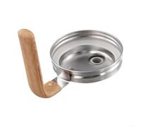 Vilgftyiet Couvercle de bocal à large ouverture en acier inoxydable avec bec verseur, bouchon à rabat et joint en silicone pour infusion à froid, café, sirop, huile - Couvercle de rechange hermétique