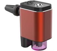 Vilgftyiet Diffuseur d'aromathérapie intelligent avec haute fréquence pour nano brume, 3 modes de fixation en métal pour grille d'aération de voiture (rouge)