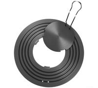 Vilgftyiet Diffuseur de chaleur en aluminium pour cuisinière à gaz | Plaque chauffante uniforme pour protéger les ustensiles de cuisine et permettre la décongélation sûre (A)