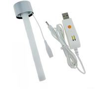Vilgftyiet Humidificateur USB silencieux pour voiture et bureau, 300 ml 500 ml, diffuseur de brume d'air portable, buse réglable à 360°, silencieux sous 36 dB, format de voyage compact, blanc (1)
