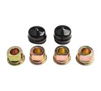 Vilgftyiet Kit de conversion de bague de roue avant et de roulement | Améliore les roues avant de la tondeuse à gazon des bagues aux roulements pour une rotation plus fluide et une direction sans