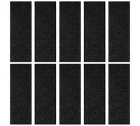 Vilgftyiet Lot de 10 filtres à charbon actif pour grille d'aération 10,2 x 30,5 cm - Feuilles de filtre de ventilation pour purificateurs d'air, humidificateurs, four