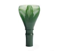 Vilgftyiet Lot de 100 fouets à thé en plastique avec support, mousseur à matcha en ABS pour thé vert, café et chocolat chaud, gadget de cuisine léger pour la maison et les voyages (vert)