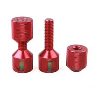 Vilgftyiet Lot de 2 goupilles d'alignement de bride à deux trous de 3,8 cm avec niveau intégré pour brides de 1,2 à 35,7 cm, 68 kg, outils de positionnement en aluminium anodisé pour installation de