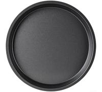 Vilgftyiet Moule à gâteau rond anti-adhésif en acier au carbone épais - Moule multifonction pour pizzas et pâtisseries avec bords renforcés pour un chauffage uniforme (20,3 cm)