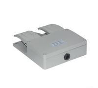 Vilgftyiet Pédale d'interrupteur à pied double en alliage d'aluminium 380 VAC 10 A, interrupteur de commande industriel robuste avec protection, action instantanée NO/NC, étanche à la poussière