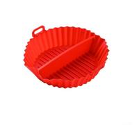 Vilgftyiet Plaque de cuisson en silicone avec séparateur, moule à gâteau anti-adhésif haute température pour four et friteuse à air, moule à gâteau réutilisable à double compartiment pour biscuits