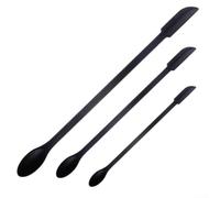 Vilgftyiet Spatule en silicone à double extrémité pour bocaux et bouteilles, grattoir à tête étroite à long manche pour récipients profonds, outil de cuisine facile à nettoyer pour cosmétiques et
