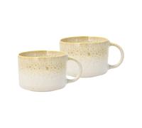 Villa Collection Mug à anse Styles 16 cl lot de 2 Creme-sand