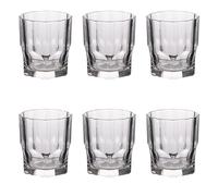 Villa d’Este Home Tivoli Lot de 6 verres à eau en verre 340 ml, Marais