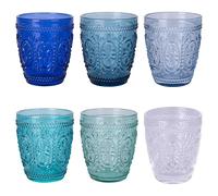 Villa d'Este Home Tivoli 1996 Lot de 6 verres à eau 300 ml en verre, Imperial Ocean