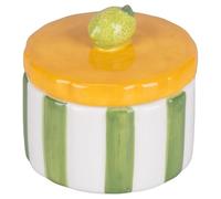 Villa d'Este Home Tivoli 2003 Pot en céramique 160 ml, couvercle design citron, Fruit Life