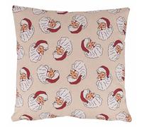 Villa d'Este Home Tivoli Coussin d'ameublement déhoussable, Motif Père Noël, 40 x 40 cm, Noël