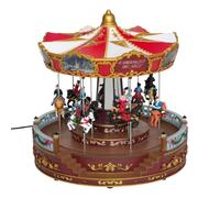 Village de noël carrousel animé, Lumineux et Musical