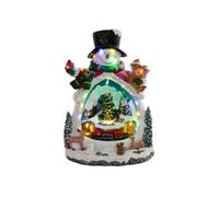 Village de Noël HOMCOM Cette ville miniature festive est dotée de lumières LED créant un décor hivernal féérique et coloré.