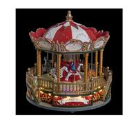 Village de Noël Lumineux Carrousel Nicolas