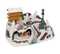 Feeric Lights & Christmas – Village de Noël Chalet et Sapin animé 17 LED à piles