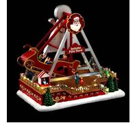 Village lumineux attraction bateau 41 LED H.33cm musical - Atmosphera Créateur d'intérieur