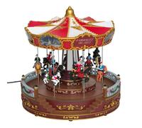 Village lumineux grand carrousel musical 52 LED - Atmosphera Créateur d'intérieur